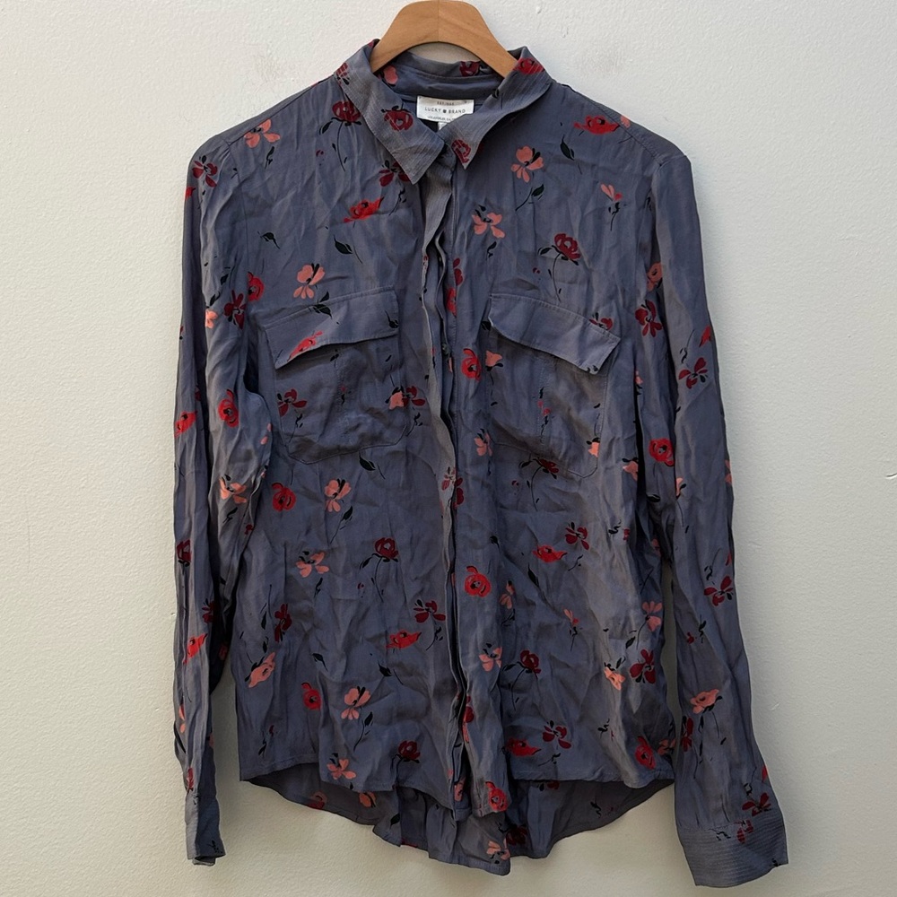 Lucky Brand Floral Button-Down